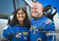 Meet the two Boeing mission astronauts stuck aboard the ISS